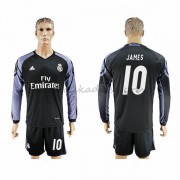 Fotbalové dresy Real Madrid James 10 3rd dres dlouhým rukávem 2017-18..